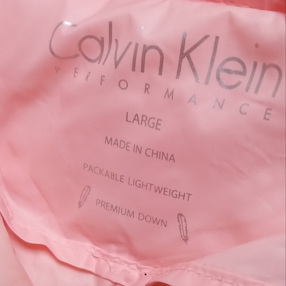 Calvin Klein Performance Packable Down 1/4 Zip Pullover Women's Size Medium - Picture 4 of 6
